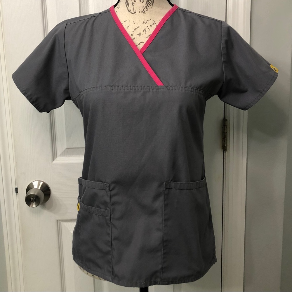 Grey Scrub Top XSmall